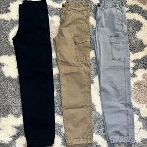 American Eagle Outfitters Men's Cargo Pants - Black, Tan, Gray